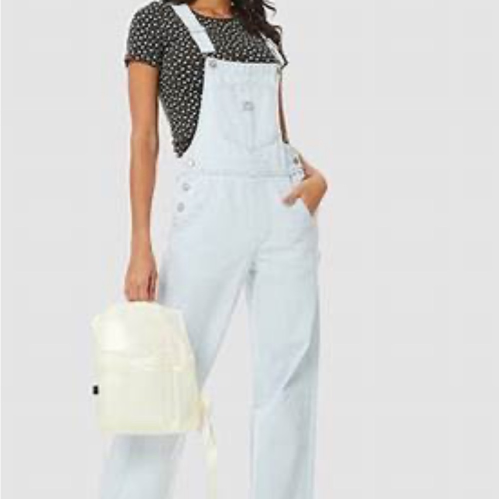 Levi's Women's Light Blue Denim Carpenter Overalls